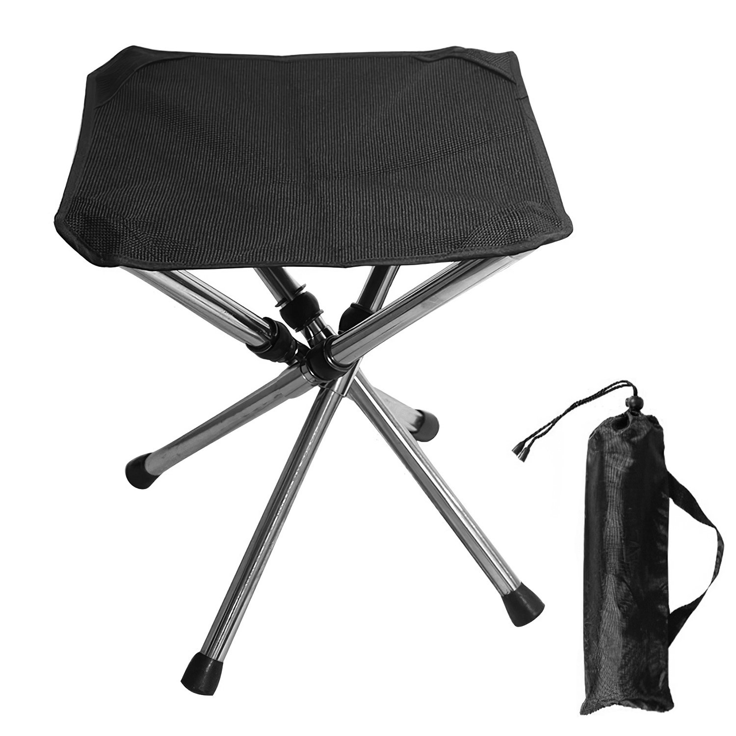 Foldable Camping Stool Retractable Portable Folding Chair Easy Setup Lightweight Backpacking Stool Carry Bag Fishing Camping Hiking BBQ Foldable Camping Stool Retractable Portable Folding Chair Easy Setup Lightweight Backpacking Stool Carry Bag Fishing Camping Hiking BBQ