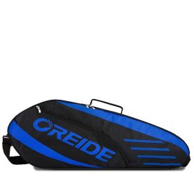 Tennis Rackets Storage Badminton Shoulder And Shoulder Large Capacity Bag (Option: Blue-Default)