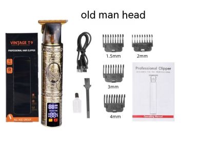 Rechargeable Large Screen Digital Display Household Electric Hair Clipper (Option: YYT017 Old Head)