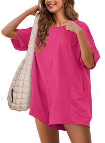 Women's Fashion Casual Plus Size Jumpsuit (Option: M-Style4)