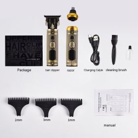 Household Three-in-one Set Self-service Electric Hair Cutting Knife (Option: YYT311 F)
