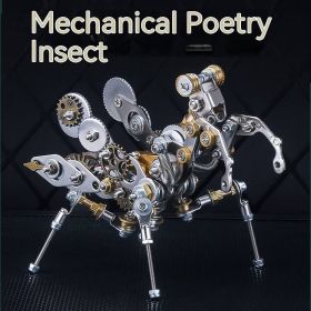 Precision Mechanical Toy Model Metal Assembly Insect (Option: Mechanical Prayer Insects)