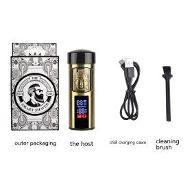 Rechargeable Travel Portable Shaving Digital Display Electric Shaver (Option: YYT305 Buddha Head)