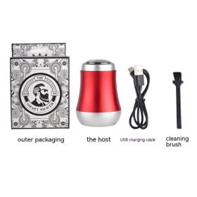 Household Dual-use Mini Power Foot Electric Shaver (Option: YYT306 Red)
