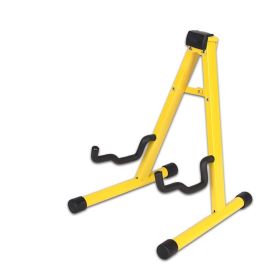 Bass Pipa Guitar Keyboard Stand (Option: Yellow A Shaped Frame)