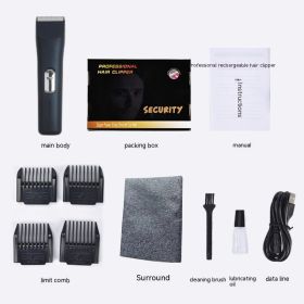 Universal Charging Engraving Electric Hair Cutter (Option: YYT 606 Blue)