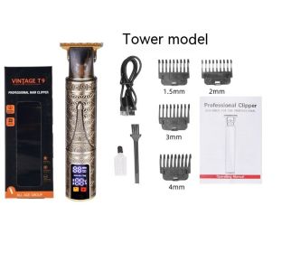 Rechargeable Large Screen Digital Display Household Electric Hair Clipper (Option: YYT017 Tower)