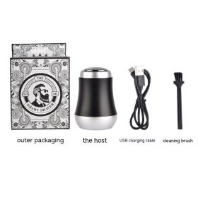 Household Dual-use Mini Power Foot Electric Shaver (Option: YYT306 Black)