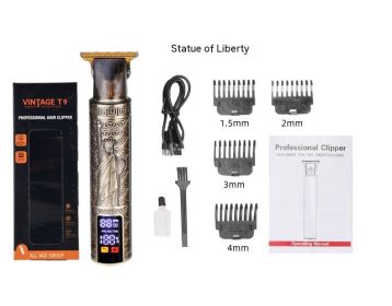 Rechargeable Large Screen Digital Display Household Electric Hair Clipper (Option: YYT017 Goddess)