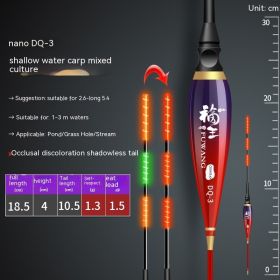Shallow Water Luminous Float Bite Hook Color Changing Electronic Buoy (Option: DQ3 Color Changing Style)