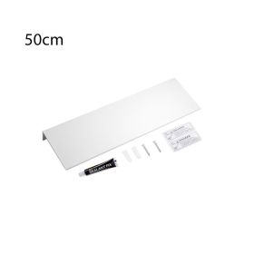 Modern Matte Non Punch Bathroom Storage Shelf (Option: White-50CM)