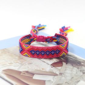 Bohemian Color Woven Bracelet Wristband For Fans (Option: A10)