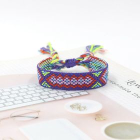 Bohemian Color Woven Bracelet Wristband For Fans (Option: A6)