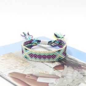 Bohemian Color Woven Bracelet Wristband For Fans (Option: A11)