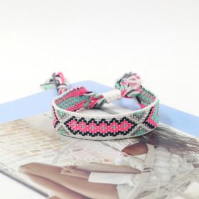Bohemian Color Woven Bracelet Wristband For Fans (Option: A8)