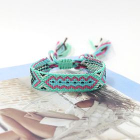 Bohemian Color Woven Bracelet Wristband For Fans (Option: A26)