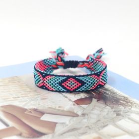 Bohemian Color Woven Bracelet Wristband For Fans (Option: A15)