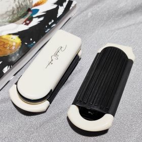 Folding Compact Portable Airbag Lens Removable Massage Comb (Option: Milky White-21x3)
