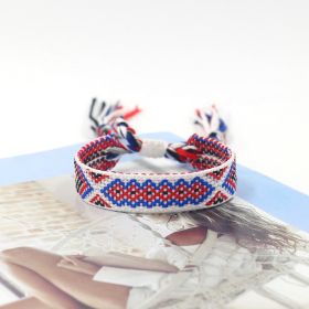 Bohemian Color Woven Bracelet Wristband For Fans (Option: A21)