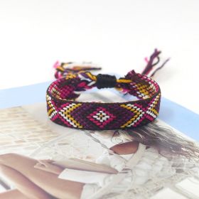 Bohemian Color Woven Bracelet Wristband For Fans (Option: A20)