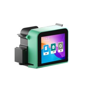 Small Mini Handheld Ink Jet Printer Date Batch Number QR Code Coding Machine (Option: Dark Green-USB)