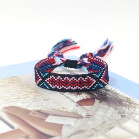 Bohemian Color Woven Bracelet Wristband For Fans (Option: A18)