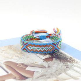 Bohemian Color Woven Bracelet Wristband For Fans (Option: A14)