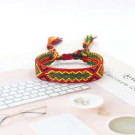 Bohemian Color Woven Bracelet Wristband For Fans (Option: A3)
