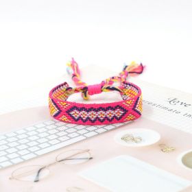 Bohemian Color Woven Bracelet Wristband For Fans (Option: A1)