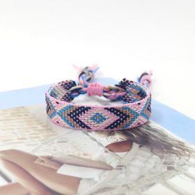 Bohemian Color Woven Bracelet Wristband For Fans (Option: A16)