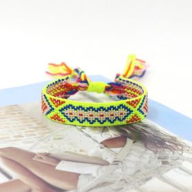 Bohemian Color Woven Bracelet Wristband For Fans (Option: A22)