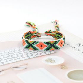 Bohemian Color Woven Bracelet Wristband For Fans (Option: A2)