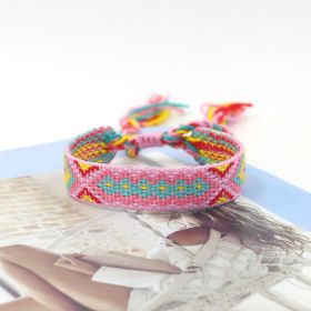 Bohemian Color Woven Bracelet Wristband For Fans (Option: A24)