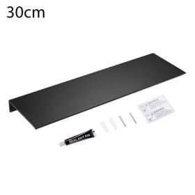 Modern Matte Non Punch Bathroom Storage Shelf (Option: Black-30CM)