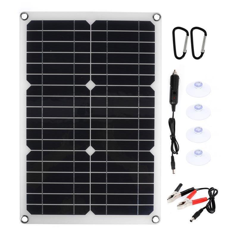 25W-180W 18V/12V Portable Solar Panel Waterproof USB Port Solar Power 5V Solar Battery Charger Outdoor Camping Phone Power Bank 25W-180W 18V/12V Portable Solar Panel Waterproof USB Port Solar Power 5V Solar Battery Charger Outdoor Camping Phone Power Bank