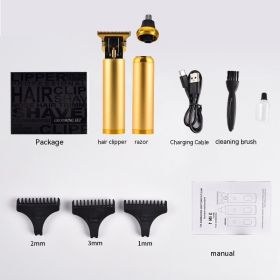 Household Three-in-one Set Self-service Electric Hair Cutting Knife (Option: YYT311 B)