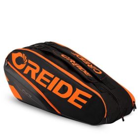 Tennis Rackets Storage Badminton Shoulder And Shoulder Large Capacity Bag (Option: Double Shoulder Orange Bag-Default)