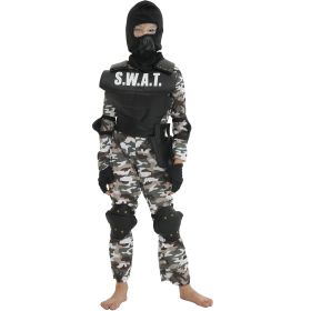Anti-terrorist Elite Children Camouflage Cosplay Clothes (Option: Special Forces-L)